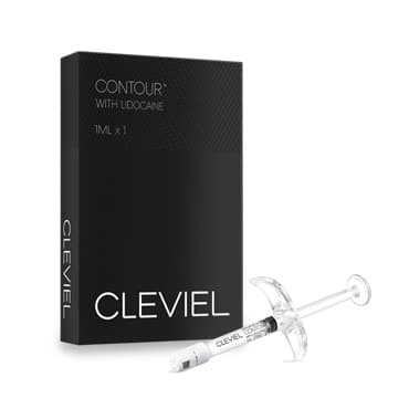 Cleviel V50玻尿酸，極大分子打造中軸骨線條。